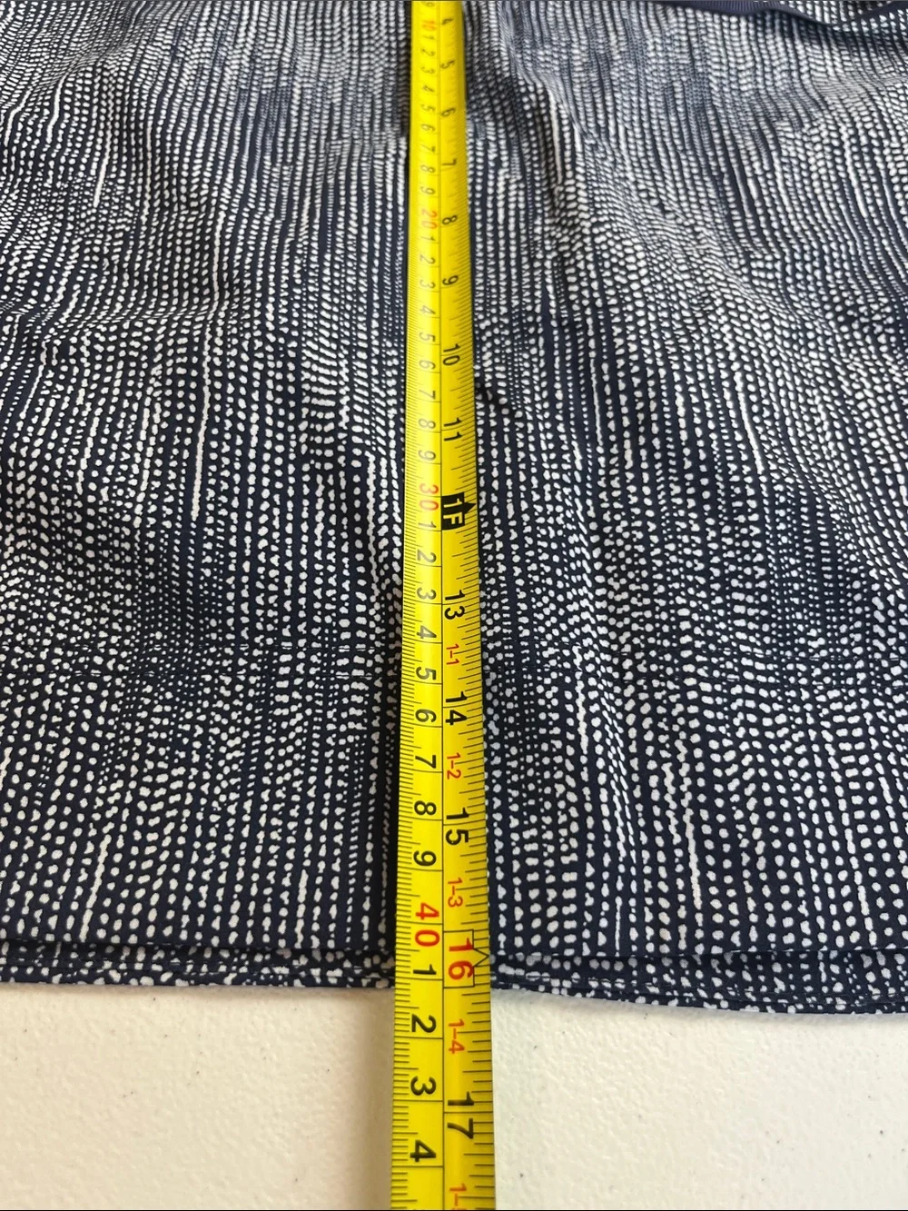 Athleta Midtown Stretch Blue and White Printed Skort